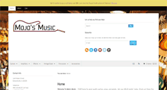 Desktop Screenshot of mojosmusic.com